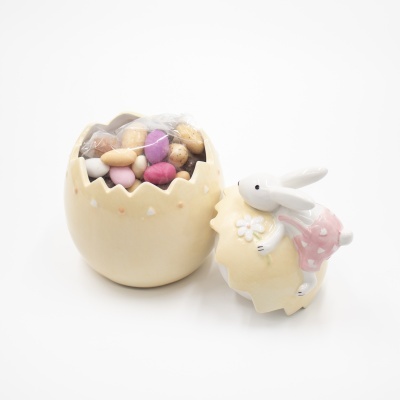Ovo de Cerâmica com Sortido de Amêndoas🐰
