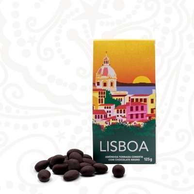 Amêndoa Torrada Coberta com Chocolate - Lisboa