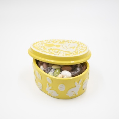 Caixa de Páscoa em Cerâmica com Sortido de Amêndoas 🐰