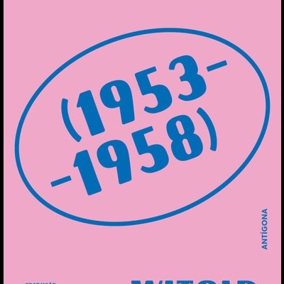 Capa de livro cor-de-rosa com texto azul e números entre parênteses