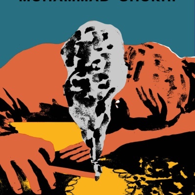 Capa de livro 'TEMPO DE ERROS' com ilustração abstrata em tons laranja, preto e amarelo