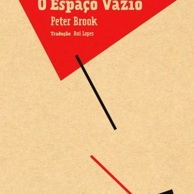 Capa de livro O Espaço Vazío de Peter Brook, tradução Rui Lopes, editora Orfeu Negro
