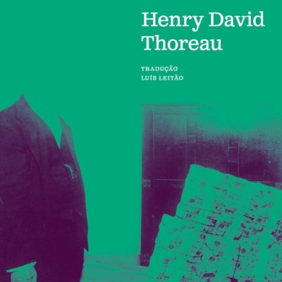 Capa do livro A Vida sem Princípios de Henry David Thoreau com imagem vintage