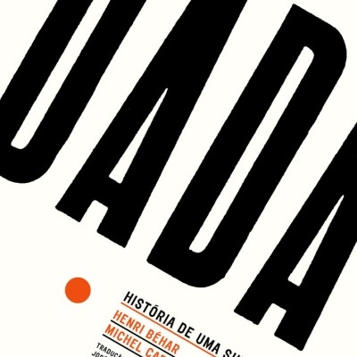 Capa de livro com títulos e nomes em preto e laranja sobre fundo branco.