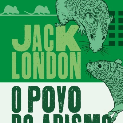 Capa de livro com dois ratos e texto em verde