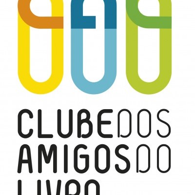 Gráfico com clips coloridos e texto Clube dos Amigos do Livro