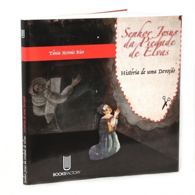 Capa de livro com título Senhpr Jesus da Piedade de Elvas e ilustração de figuras religiosas