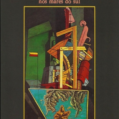 Capa do livro O PAPALAGUI com arte geométrica colorida