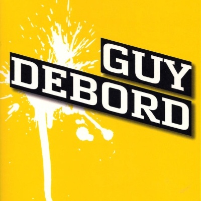 Capa amarela de livro com texto em preto e branco e manchas brancas