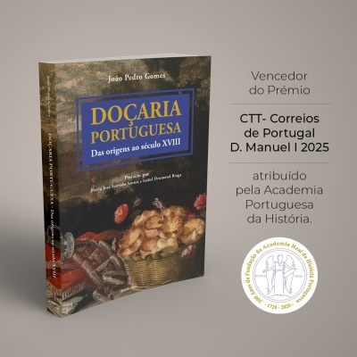 Livro 'Doçaria Portuguesa' de João Pedro Gomes com premio de História