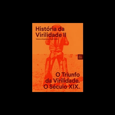 Capa de livro laranja com texto preto e figura de um homem antigo