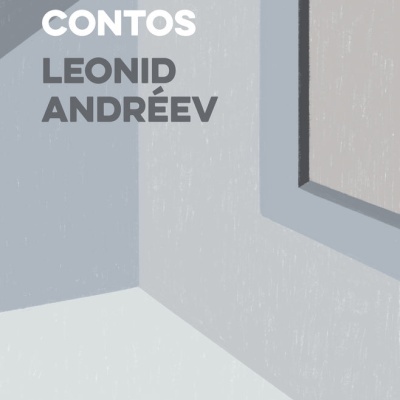 Capa de livro minimalista em cinza com texto branco e cinza.