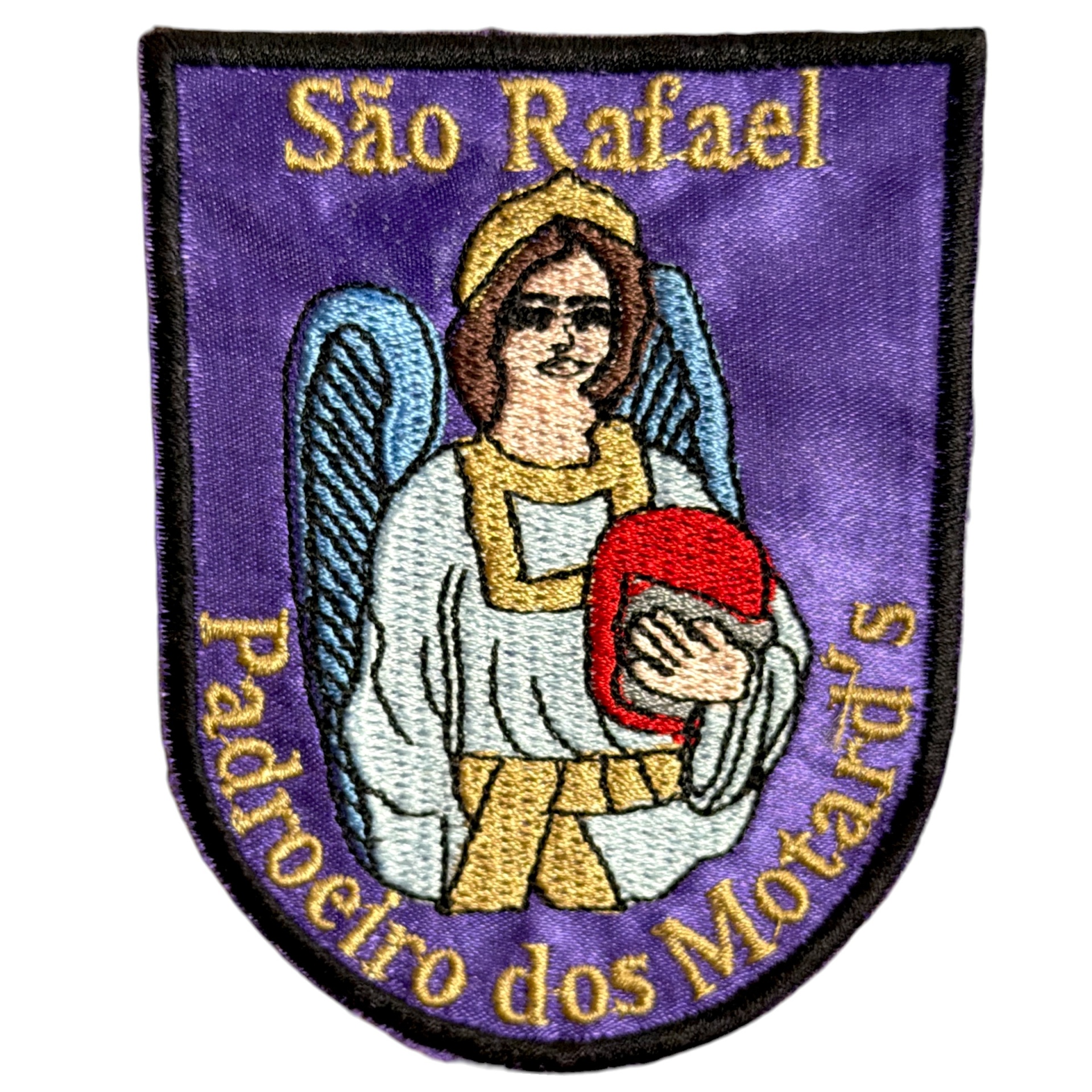 Emblema bordado São Rafael Padroeiro dos Motoristas