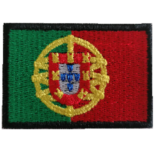 Emblema bordado da bandeira de Portugal