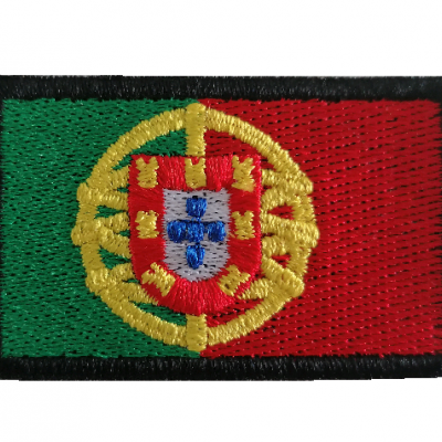 Emblema bordado da bandeira de Portugal