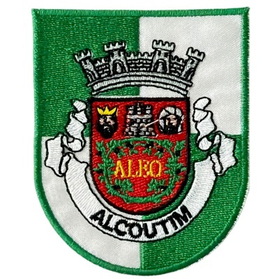 Patch bordado com brasão de Alcoutim