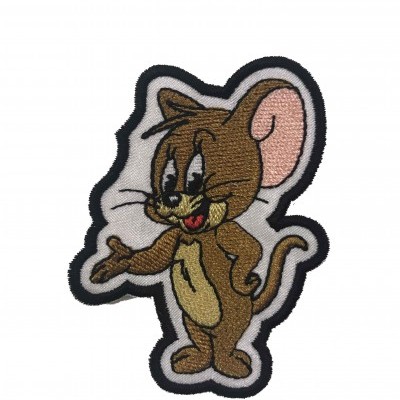 Patch bordado do personagem Jerry do desenho animado