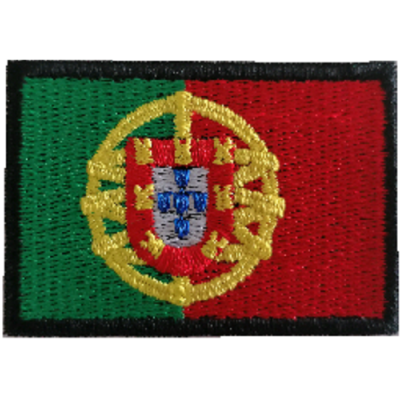 Emblema bordado da bandeira de Portugal