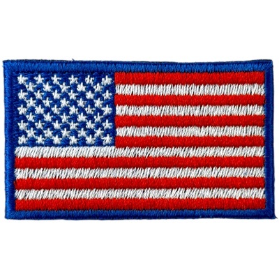 Emblema bordado da bandeira dos Estados Unidos