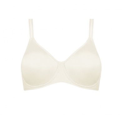 Soutien creme com alças finas e copa moldada