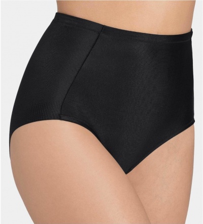 Cuecas femininas pretas de cintura alta