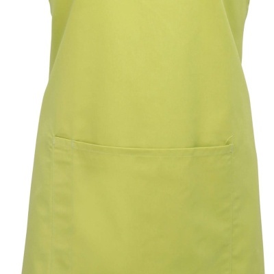 Avental verde claro com bolso e alça ajustável