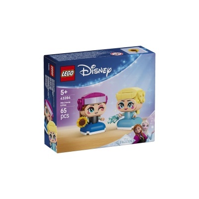 Caixa de brinquedo LEGO Disney Mini Anna & Elsa com 65 peças