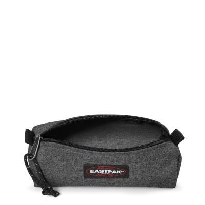 Estojo Eastpak cinzento escuro aberto com fecho de correr