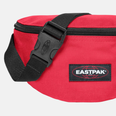 Bolsa de cintura vermelha EASTPAK com alça preta e fecho