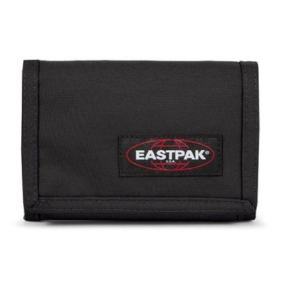 Carteira preta Eastpak com etiqueta frontal