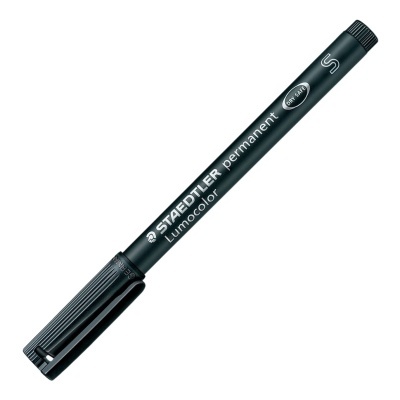Marcador permanente STAEDTLER Lumocolor preto