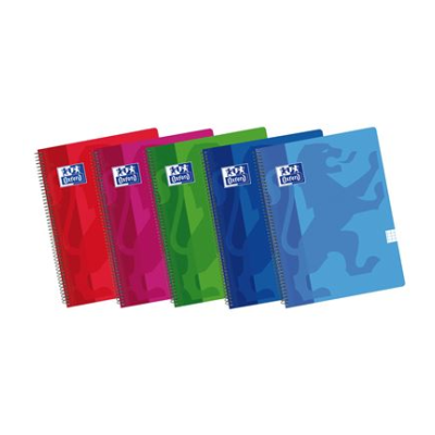 Cadernos espiral coloridos