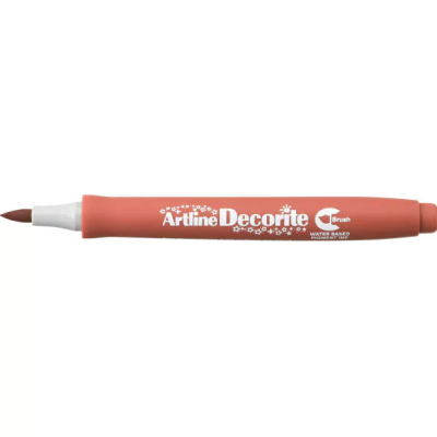 Marcador Artline Decorite terracota com ponta pincel