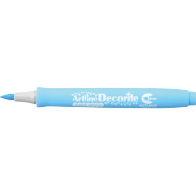Caneta de pintura Artline Decorite azul com ponta pincel