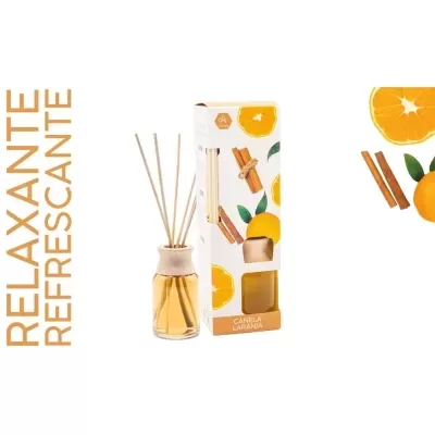 Difusor de ambiente com canela e laranja