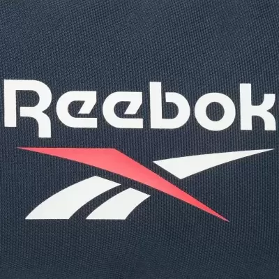 Logótipo Reebok em tecido azul-escuro