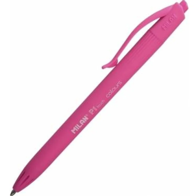 Caneta esferográfica rosa MILAN n° 1 Mini Colores com clip