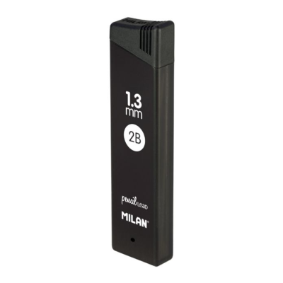 Recipiente preto de minas de lápis 1.3 mm 2B MILAN