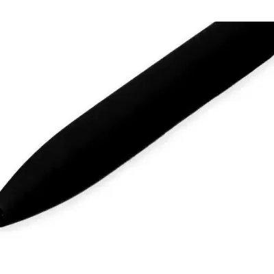 Ponta de caneta esferográfica preta com corpo liso