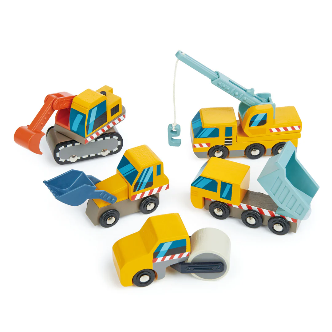 Carros de construção | Tender Leaf Toys Carros de construção | Tender Leaf Toys