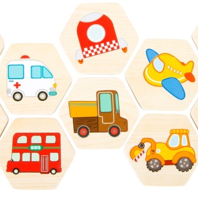 Jogo de Memória Os Veículos | Small Foot