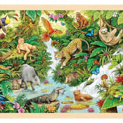 Animais Selvagens | Puzzle de Peças GRANDE