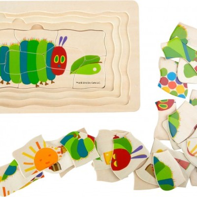 A Lagartinha Muito Comilona | Puzzle de Camadas