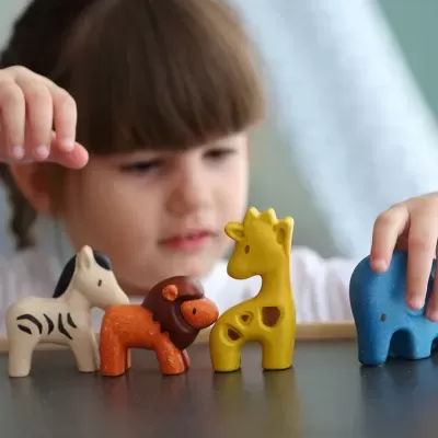 Conjunto de Animais Selvagens | Plan Toys