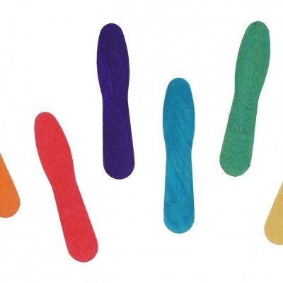 Palitos Coloridos de Madeira