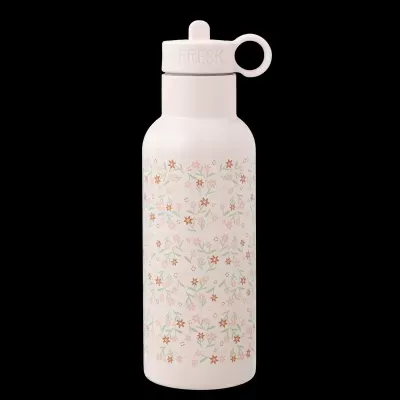 Garrafa Térmica Flores 500ml & Acessórios | Fresk