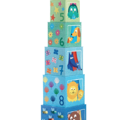 Cubos de Empilhar Arco Íris | Djeco