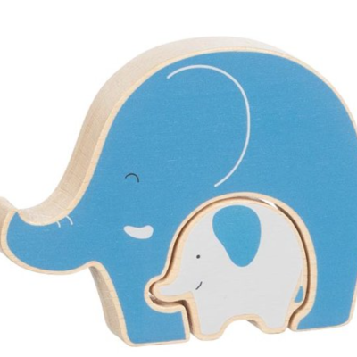 Puzzle de Encaixar Elefante | Goki