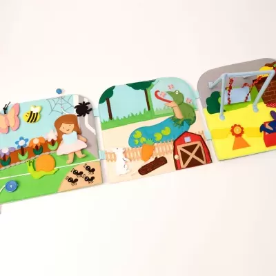 Ao Ar Livre Livro Sensorial | Quiet Book