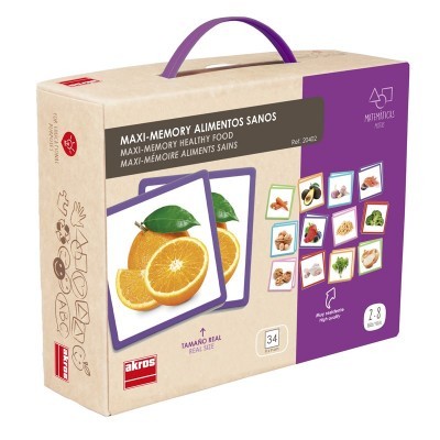 Jogo da Memória Maxi Alimentos Saudáveis | Akros